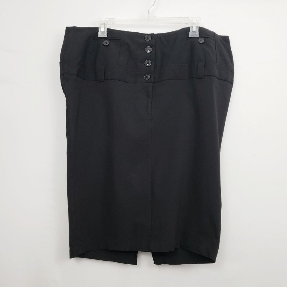 Torrid Black Edgy Pencil Skirt Size 20*